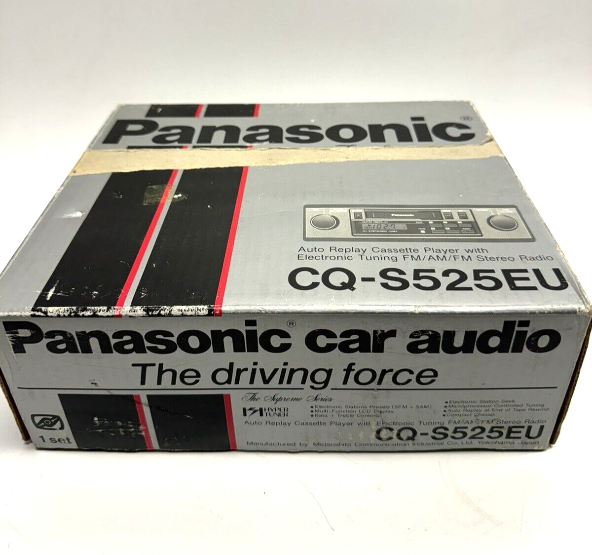 VINTAGE NOS Panasonic Car Audio AM/FM Stereo CQ-S525EU Made in Japan