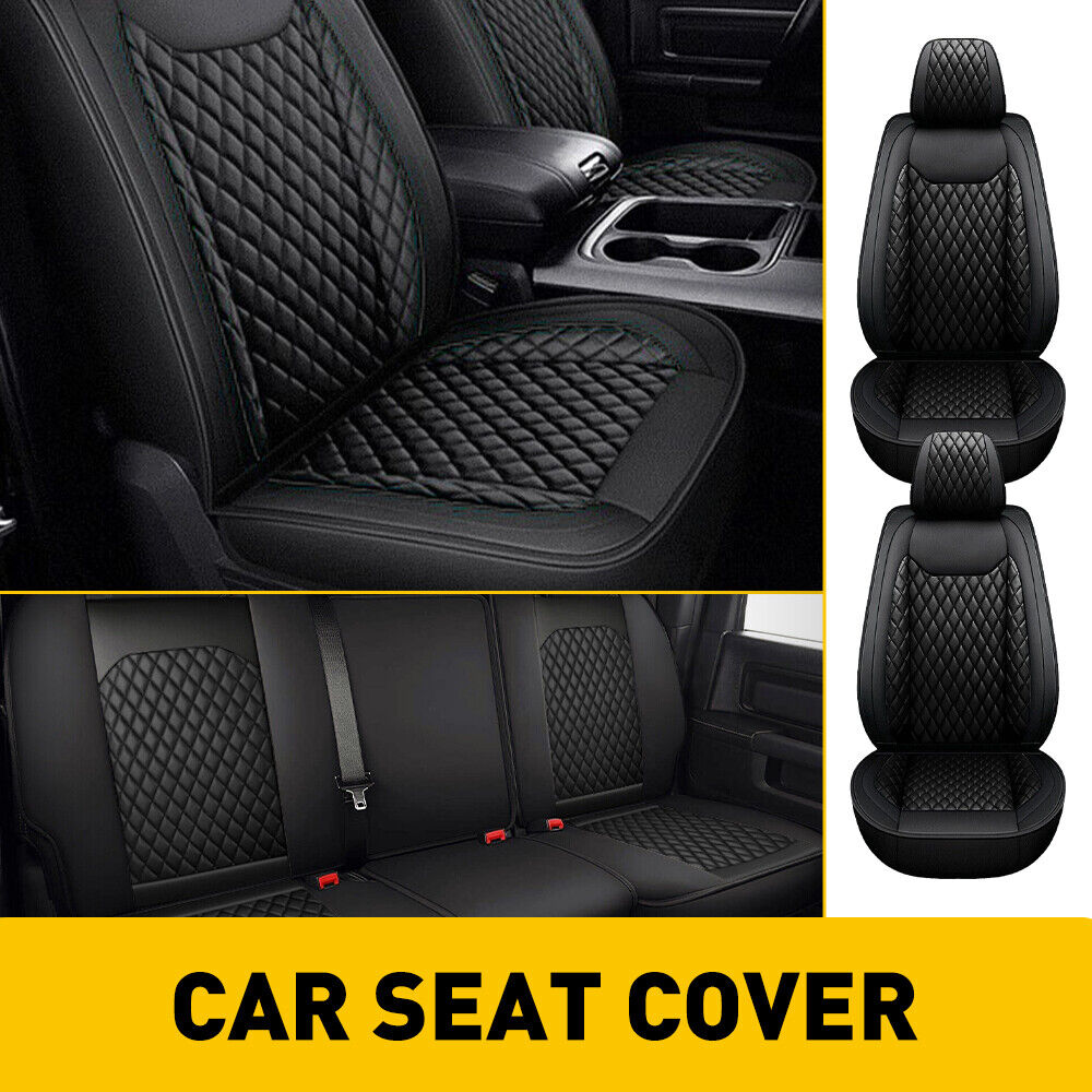 Full Set Car Seat Cover Leather For 2008-2022 Dodge Ram 1500 2008-2022 2500 3500