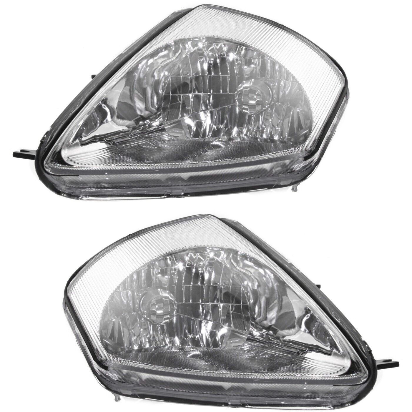 Headlight Set For 2002-2005 Mitsubishi Eclipse Left and Right With Bulb 2Pc