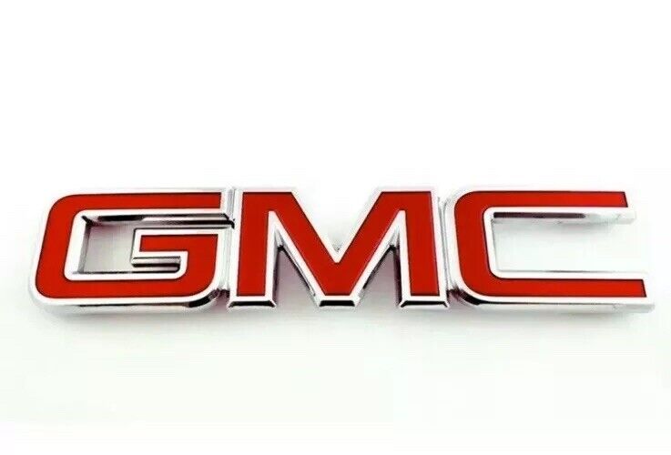 Red Front Grill Grille Emblems Badge For 2008-2010 GMC Sierra 1500 2500HD 3500HD