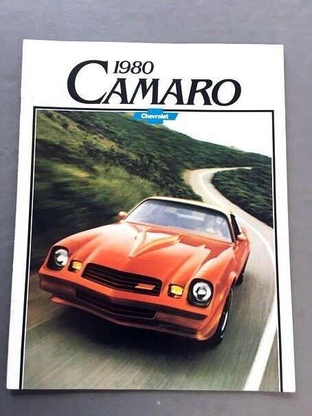 1980 Chevrolet Camaro 16-page Car Sales Brochure Catalog  Z28 RS Rally Sport