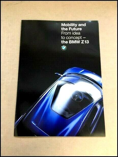 1993 BMW Z13 Concept Prototype 18-page Original Car Sales Brochure Catalog