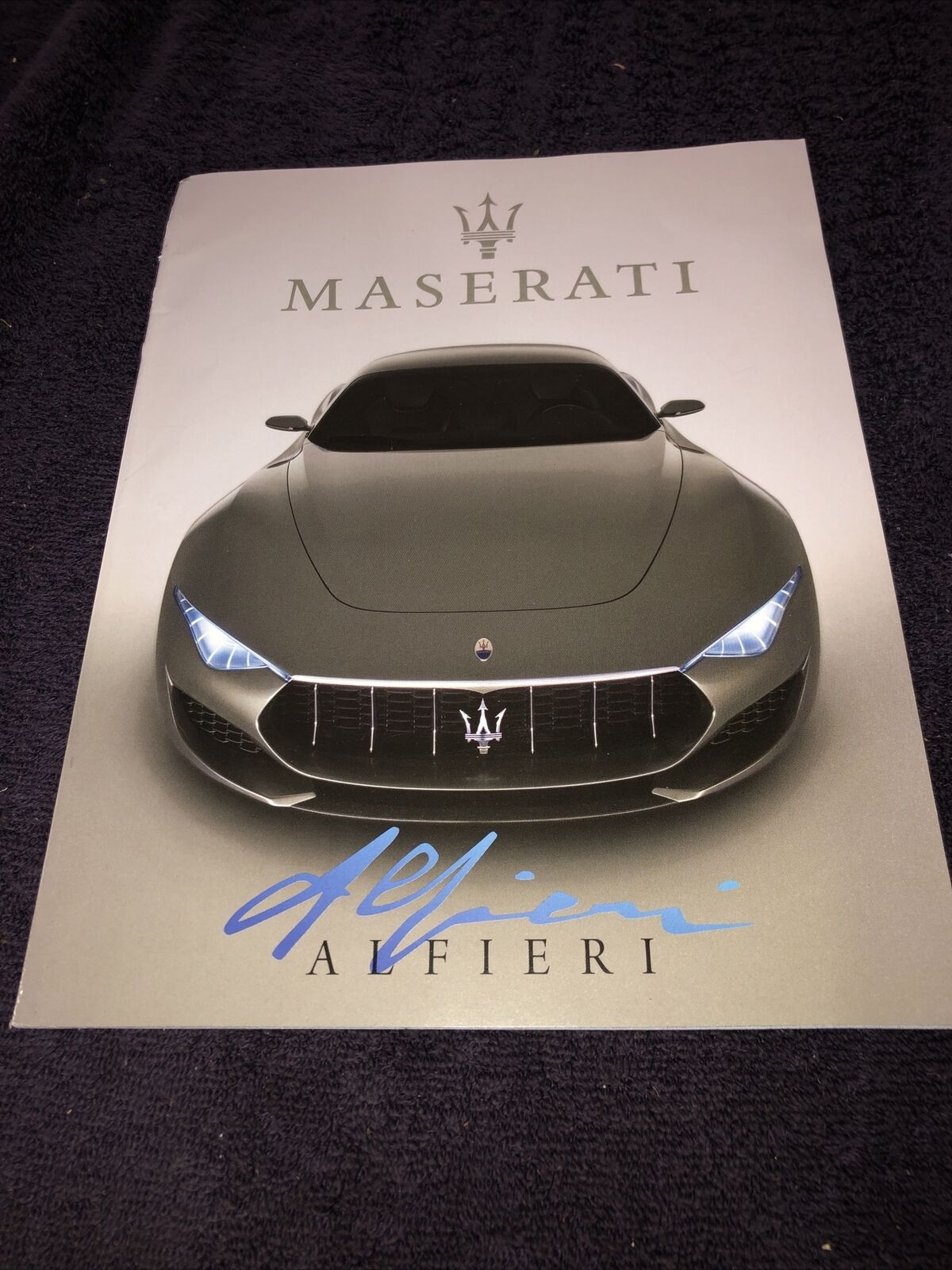 2014 Maserati Alfieri Concept Car 36-page Original Brochure - by AutoWeek
