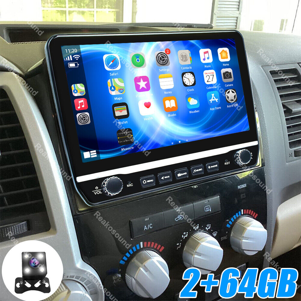 10.1'' CarPlay For Toyota Tundra 07-13 Sequoia 08-18 Car Stereo Radio Android 13