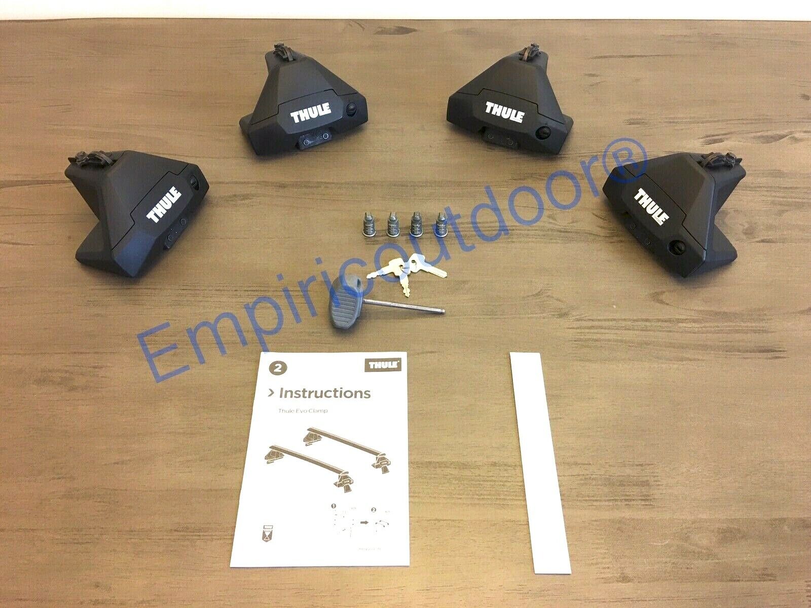 New Thule Evo clamp & Thule One-Key System. Free Expedited ship