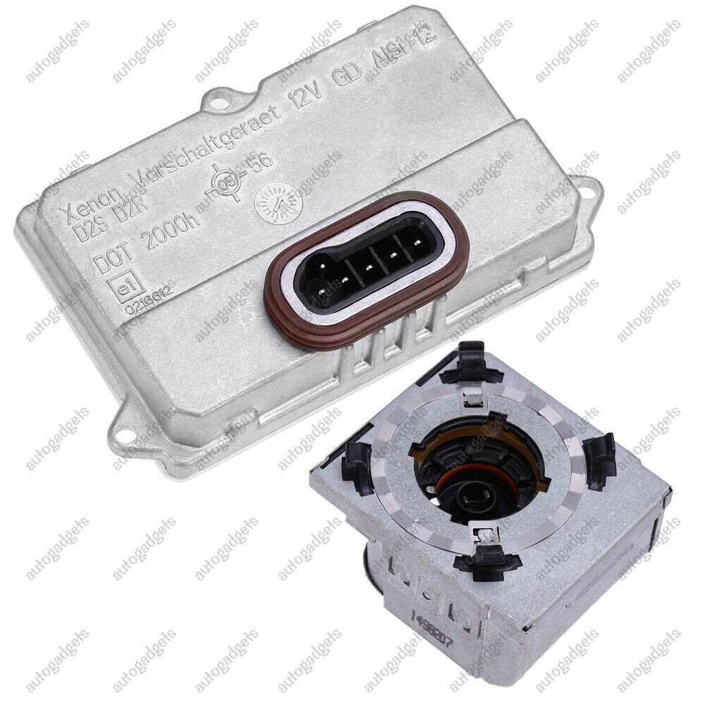 Xenon Ballast Module & Bulb Igniter Socket Headlight HID Kit For Audi A6 A8 BMW