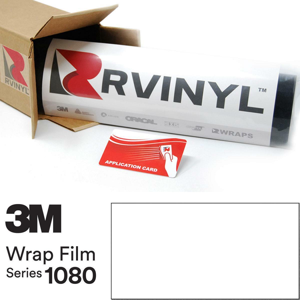 3M 1080 S10 SATIN WHITE Vinyl Vehicle Car Wrap Decal Film Sheet Roll