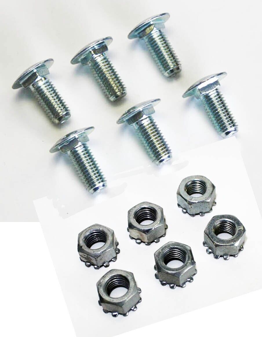 NEW 1965 - 1966 FORD MUSTANG Shock Tower Cap Bolts and Nuts, 12pc Kit - Set