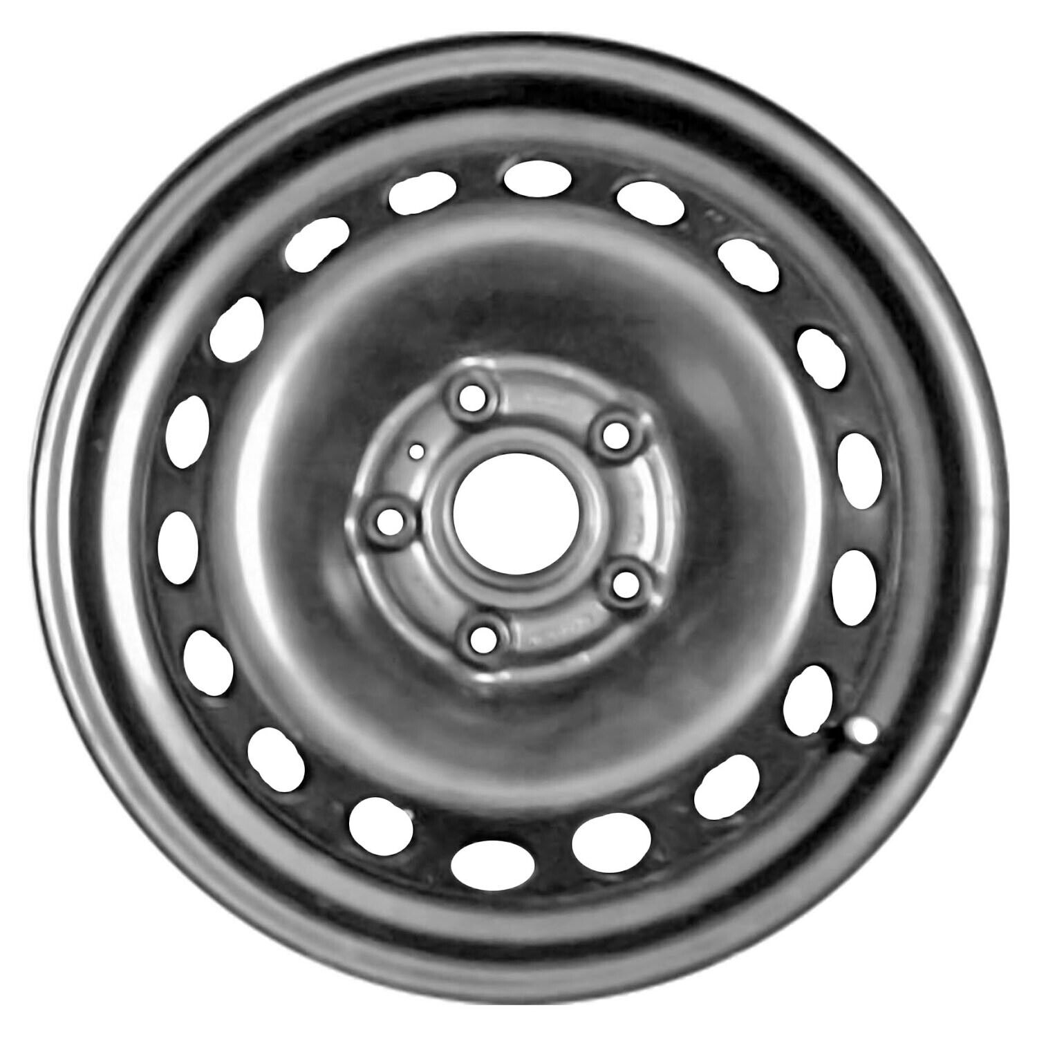 Reconditioned 15x6 Painted Black Wheel fits 560-69893