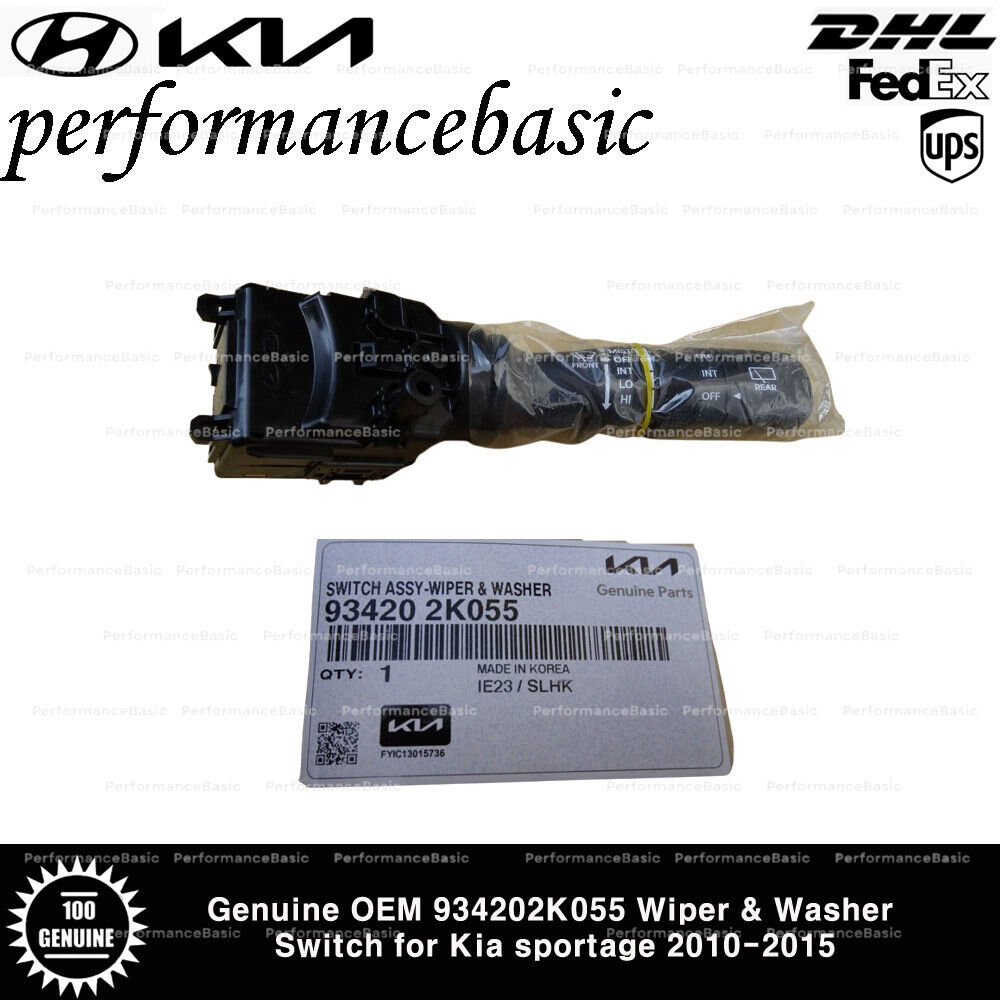 Genuine OEM 934202K055 Wiper & Washer Switch for Kia sportage 2010-2015