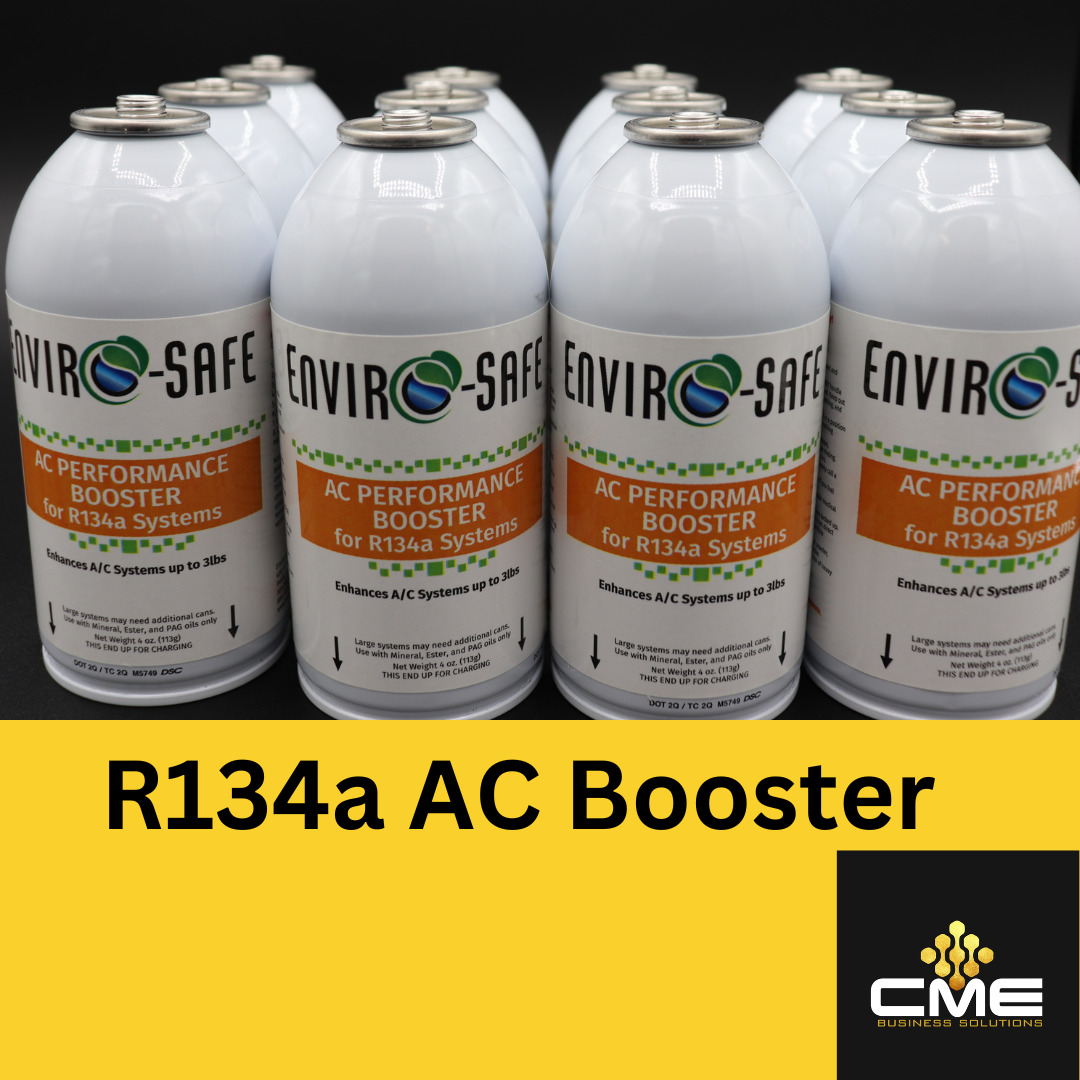 Enviro-Safe Auto AC Refrigerant Performance Booster for R134,12 cans
