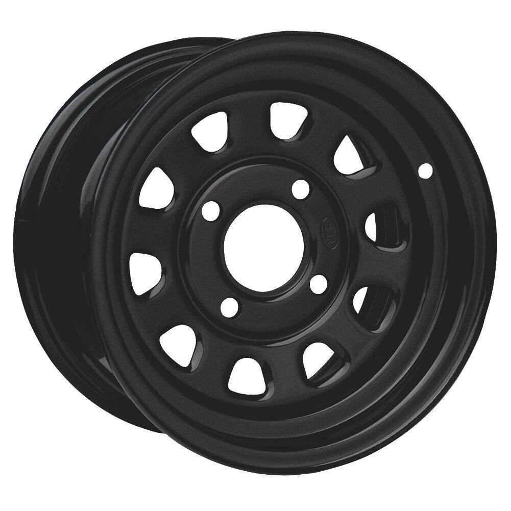 ITP 1225544014 4/110 Steel Wheel 12x7 2.0 + 5.0 Black