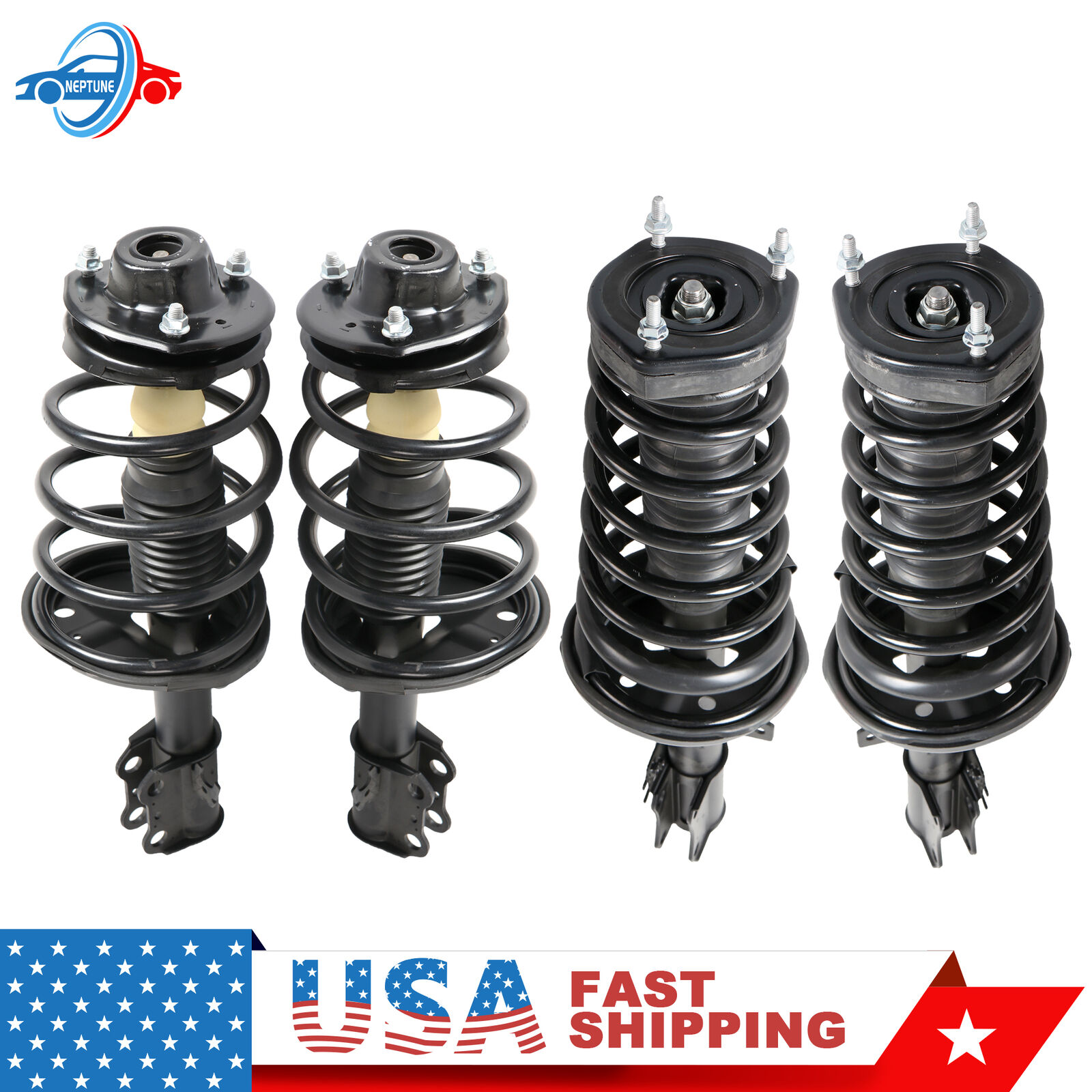 4PCS Complete Struts Shock Absorbers For 97-01 Toyota Camry Avalon 99-03 Solara