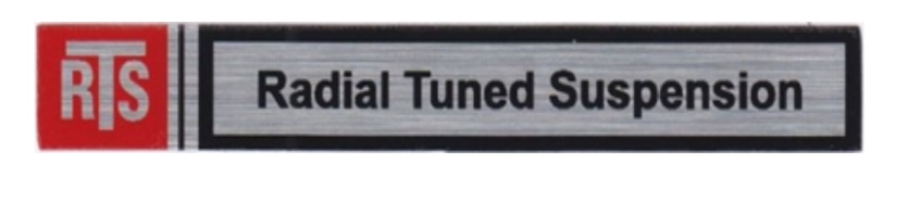 Radial Tuned Suspension Dash Insert Sticker 1974-1981 Pontiac Firebird/Trans AM