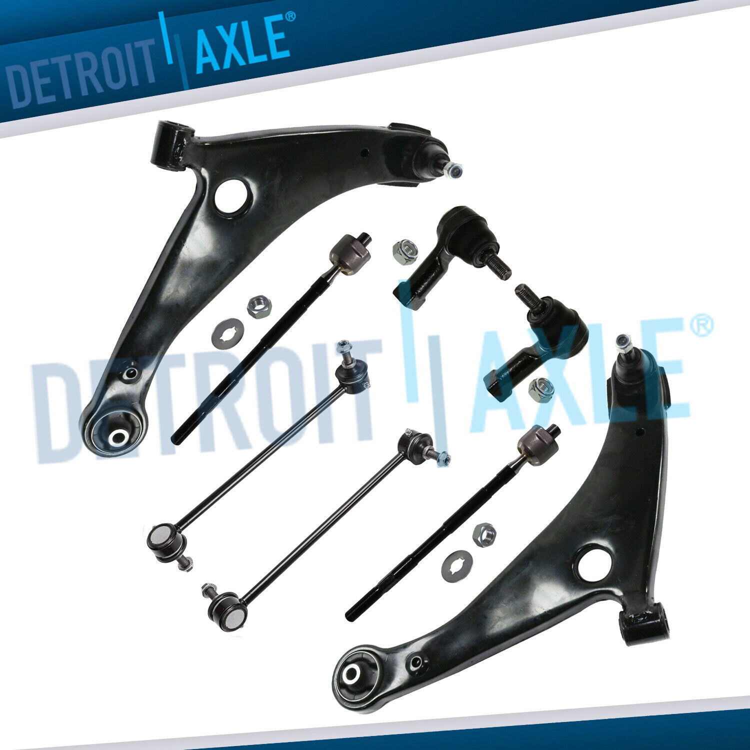Front Lower Control Arm w/Ball Joint Sway Bar Link for Mitsubishi Galant Eclipse