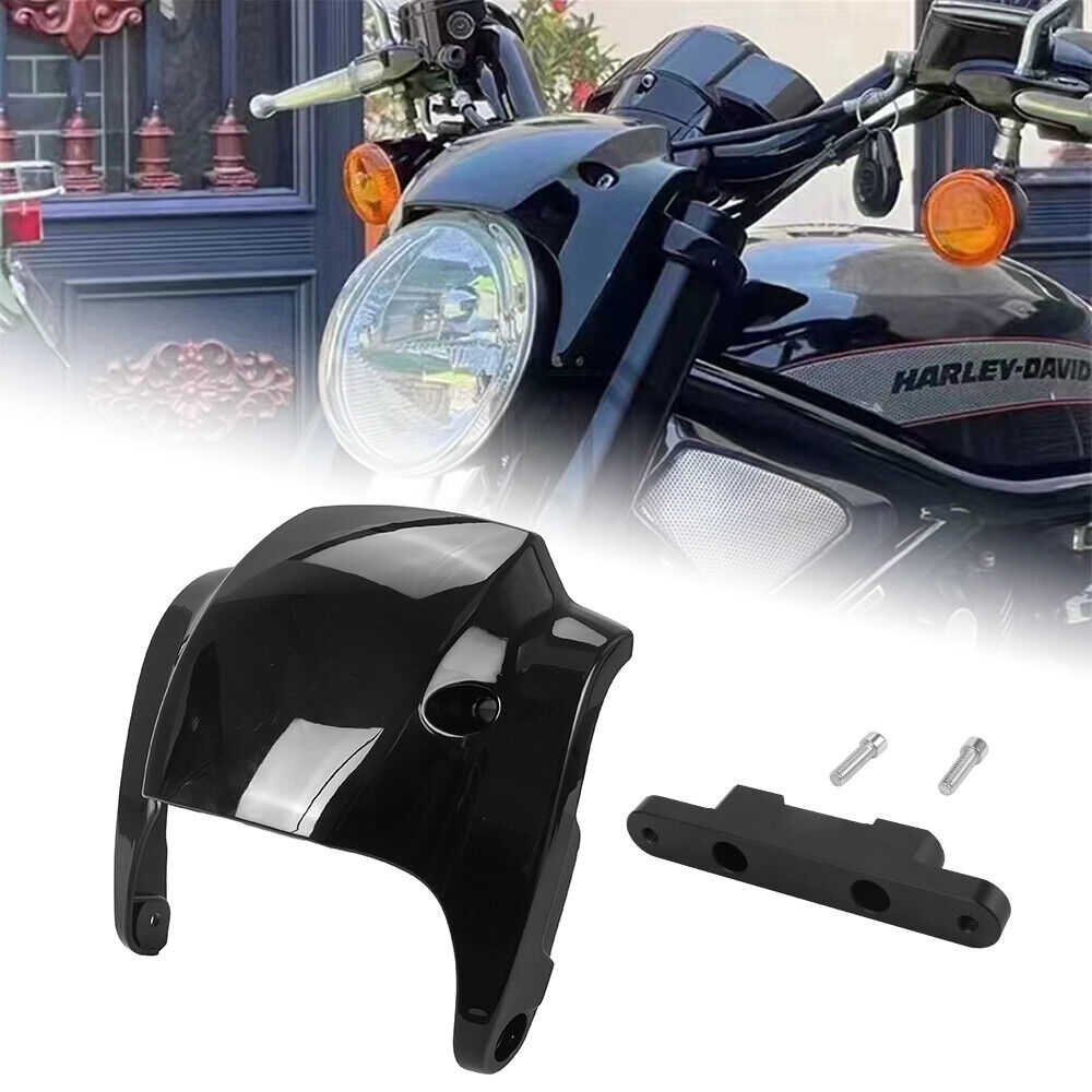 Black Motorcycle Front Headlight Fairing Cover For Harley V-Rod Night Rod 02-11