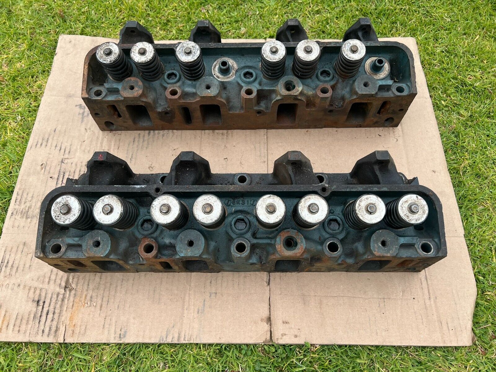 Ford 427 FE C4AE-H Cylinder Heads OEM 427 Shelby Cobra Date Coded