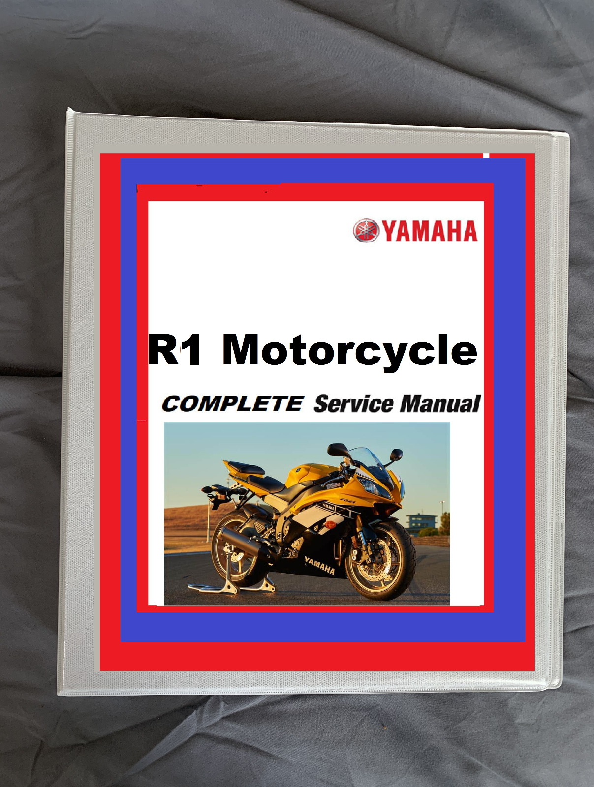 2015-2019 Yamaha R1 motorcycle workshop service manual binder 2016 2017 2018