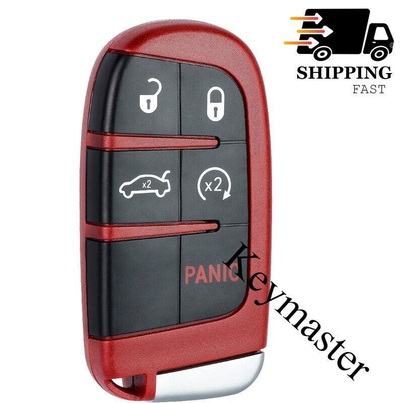 RED REMOTE KEY FOB For Dodge Charger Challenger 433MHz ID46 M3N-40821302