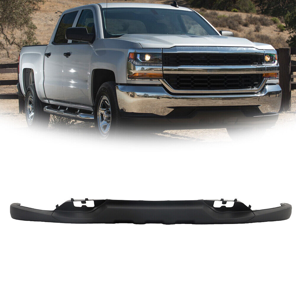 Front Bumper Valance For 2016-2018 Silverado 1500 WITH Tow Hooks W/O Skid Plate