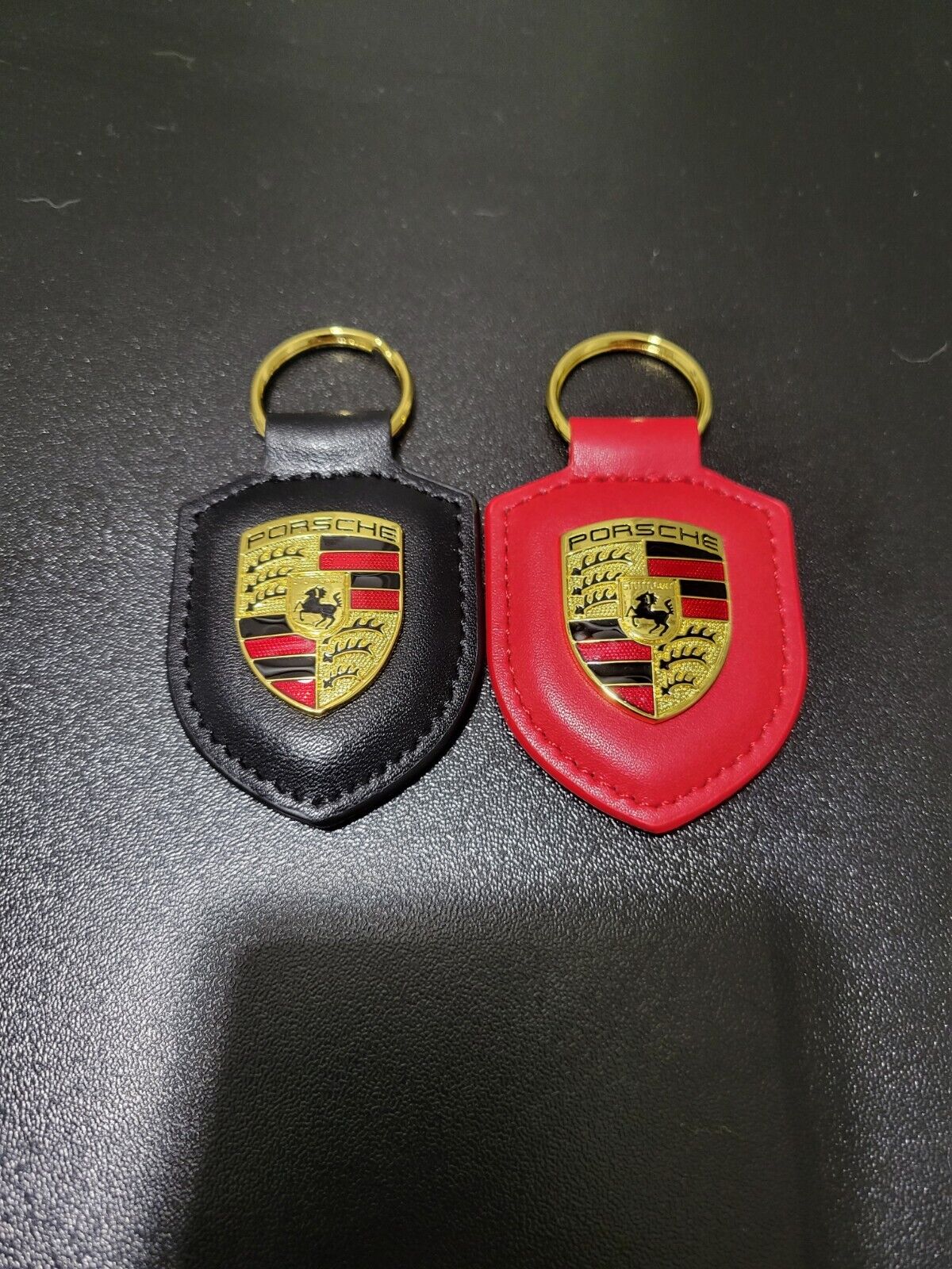 Porsche Keychain Combo Red And Black For The Price Of One Key Chain Key Ring