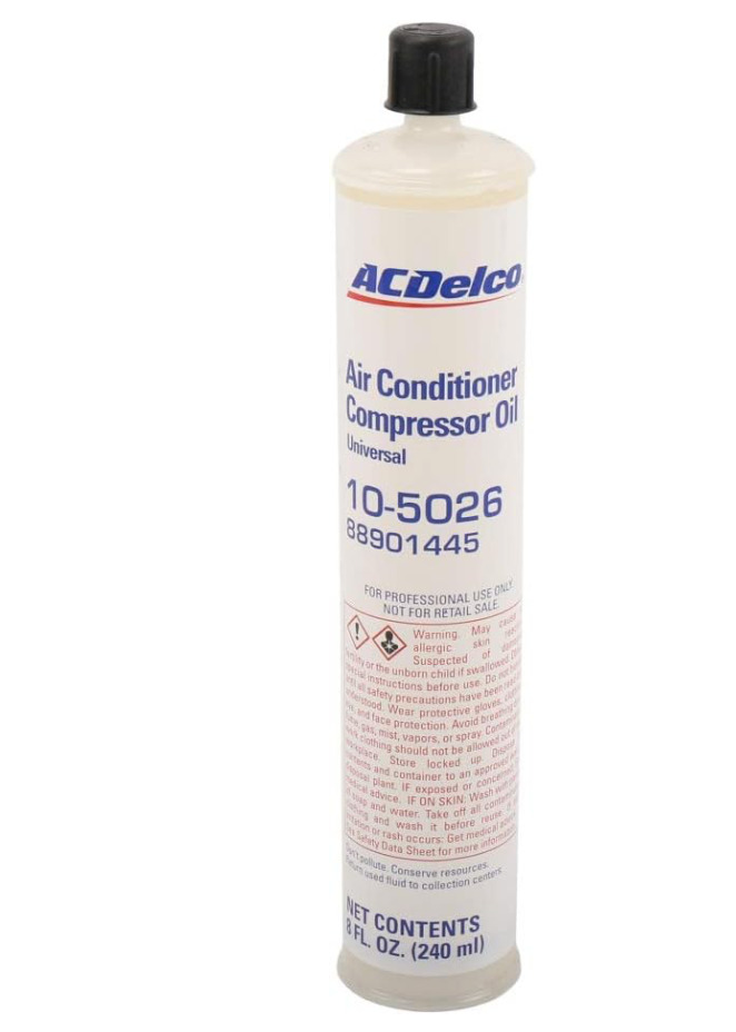 NEW ACDelco Air Conditioner A/C Compressor PAG Oil 10-5026 8oz Bottle 88901445