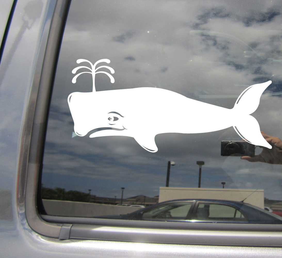 Sperm Whale - Moby-Dick Car Laptop Bumper Window Vinyl Decal Sticker 01391