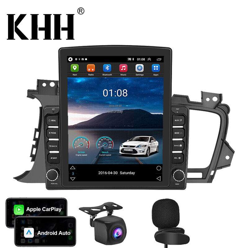 For Kia Optima K5 2011-2015 Carplay Car Radio Stereo Android 13 GPS 9.7inch 32G