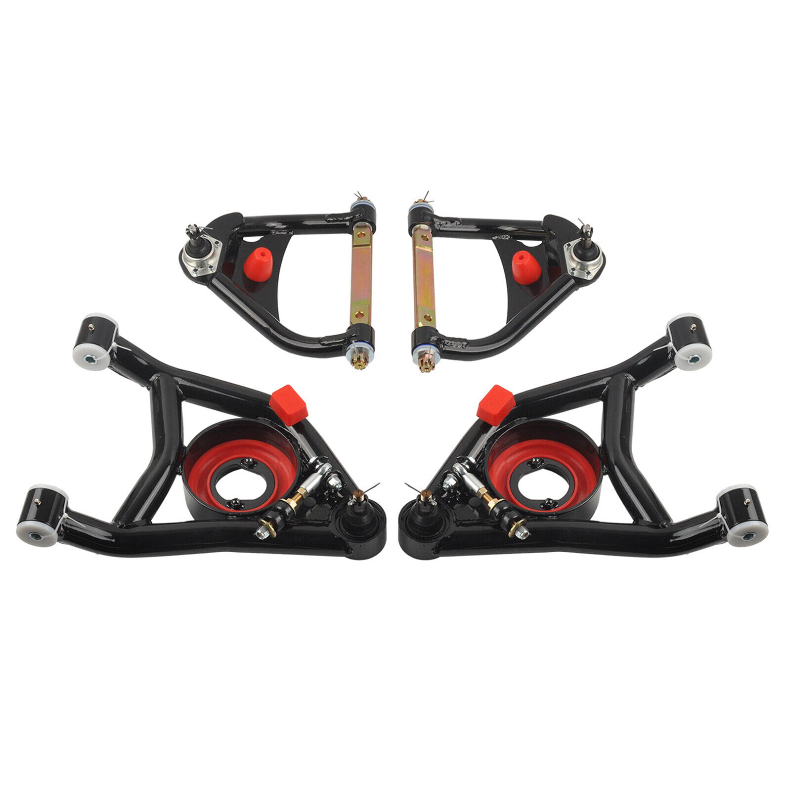 Upper&Lower Tubular Control Arms Set for 1964-1972 Chevrolet Chevelle GM A-Body