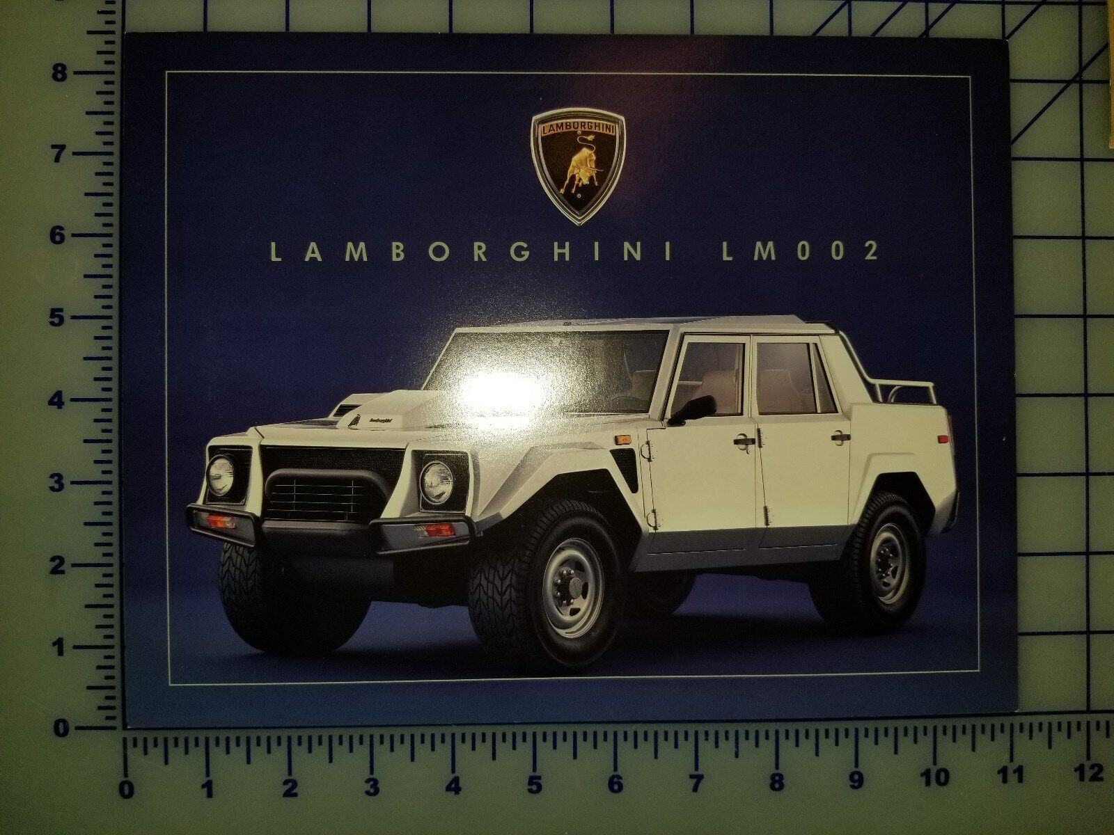 Lamborghini LM002 Brochure Sheet