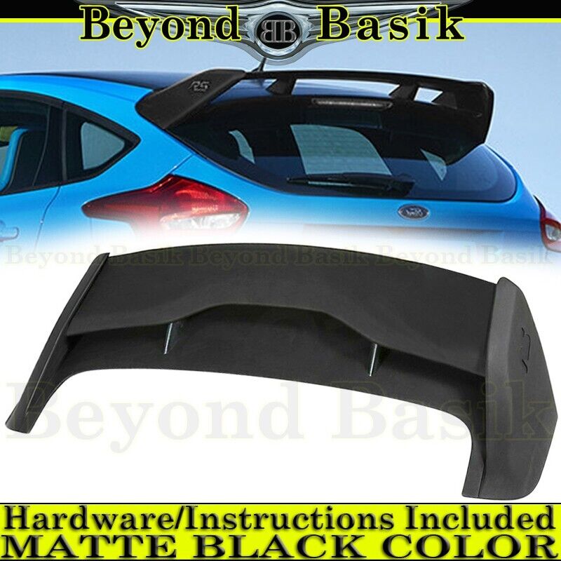 2012-13 2014 2015 2016 2017 2018 Ford Focus RS Factory Style Spoiler MATTE BLACK