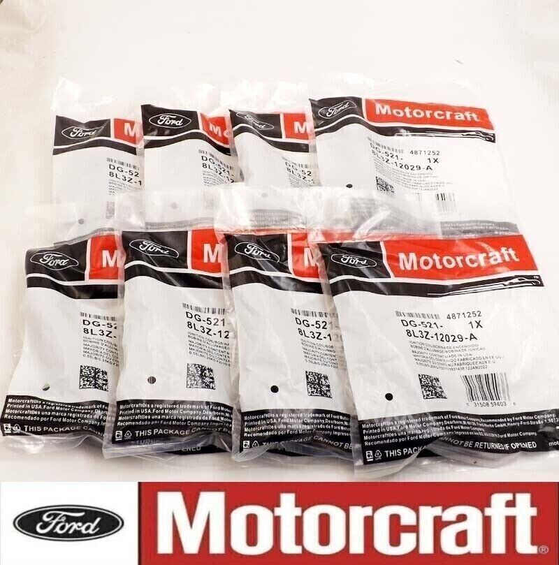 8PC GENUINE Motorcraft Ignition Coils DG521 Ford F150 Expedition 4.6L 8L3Z12029A