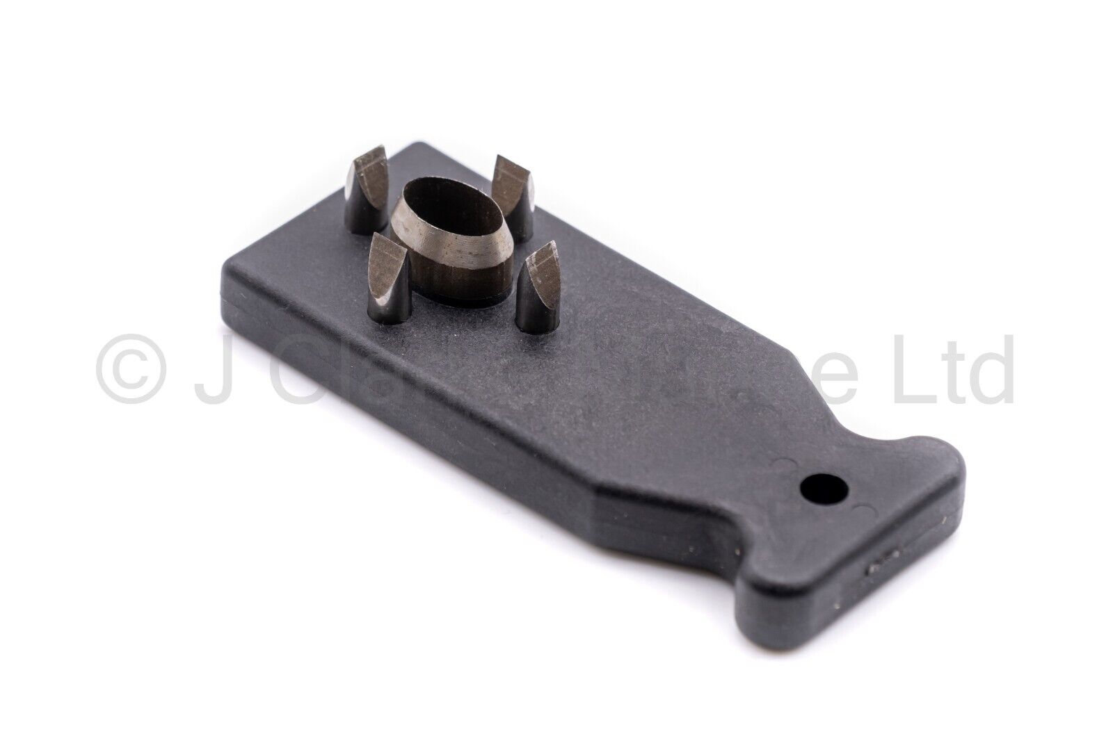 Twist lock / common sense fastener hole punch cutting tool by J Clarke Marine 