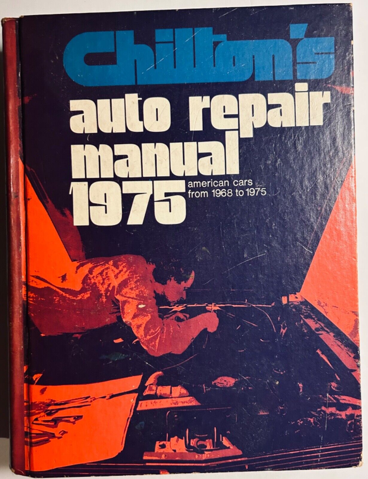 Vintage Chilton\'s Auto Repair Manual, American Cars from 1968 to 1975