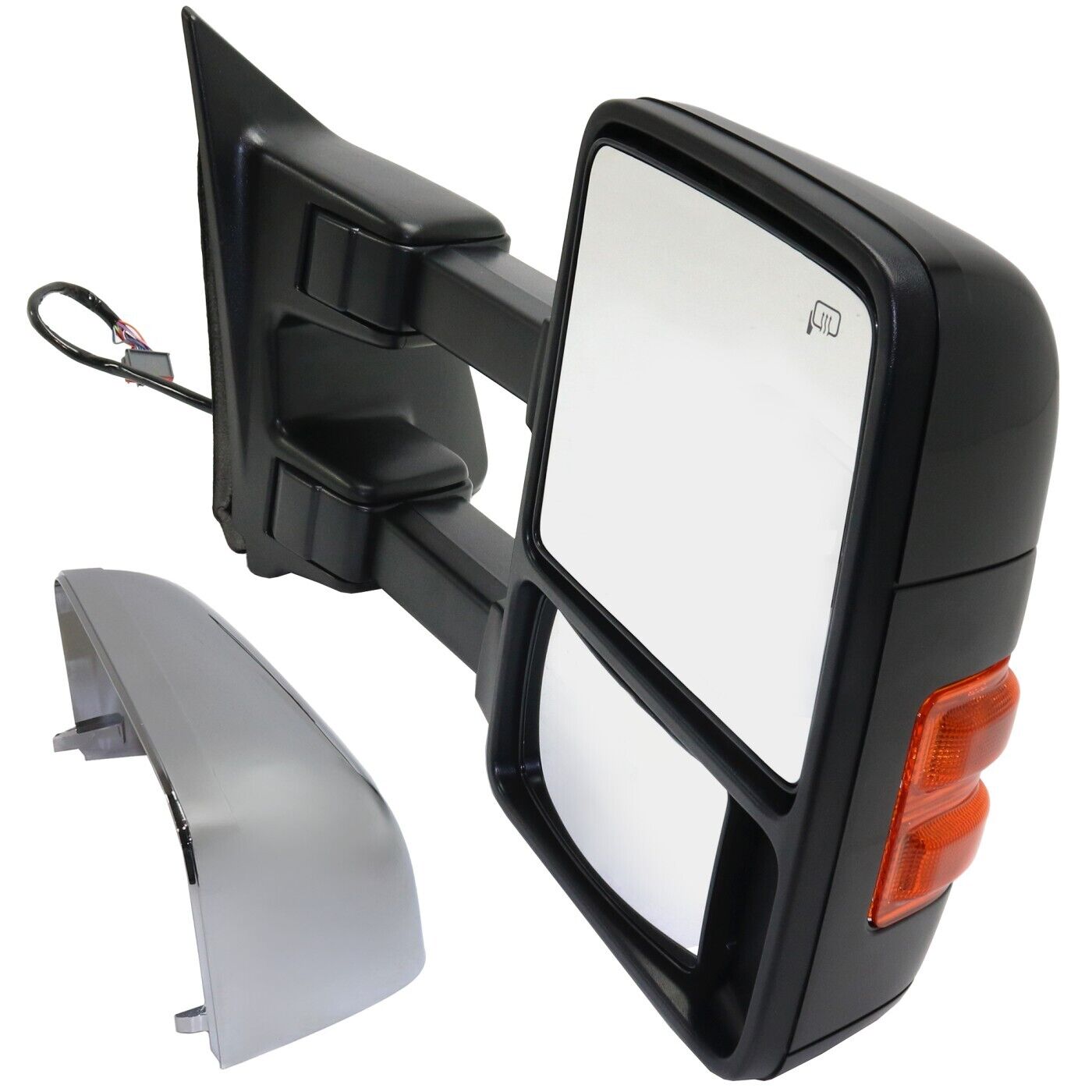 Tow Mirror For 2011 2016 Ford F450 Super Duty Right Side Power Fold Heat Light