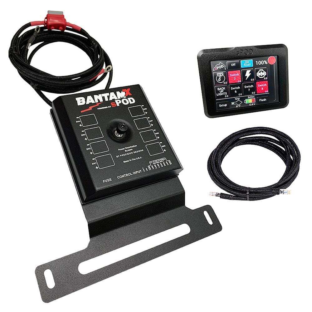 sPOD BantamX Touchscreen Light Switch Controller for 17+ Jeep Wrangler Gladiator