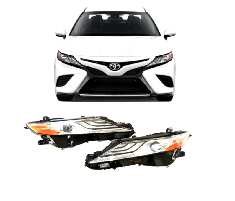 Full LED Headlight 1 Pair for Toyota Camry XLE XSE 2018 2019 2020 Left & Right