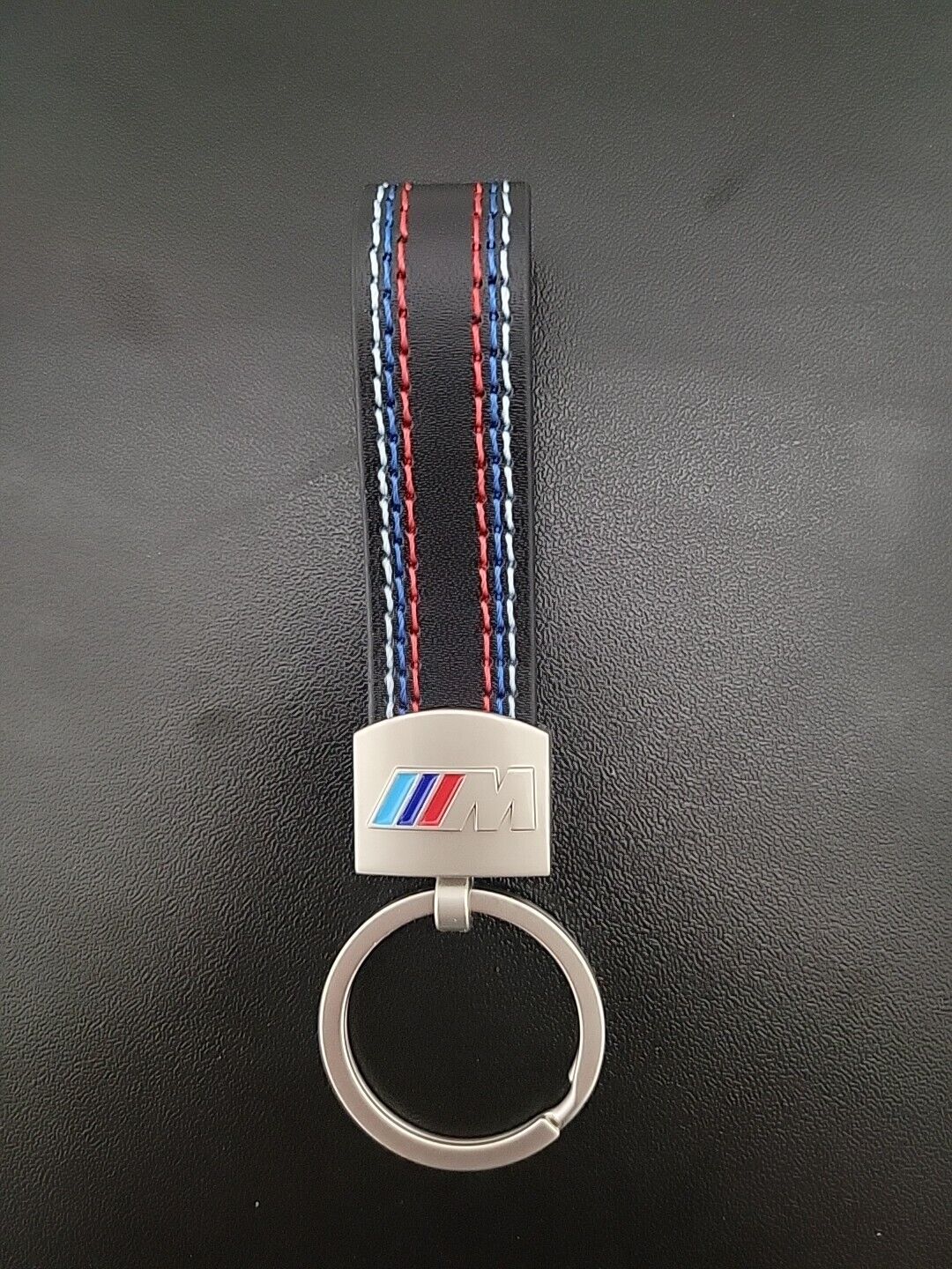 for BMW M Sport Metal Leather Keyring Luxury Keychain High Quality KeyRing