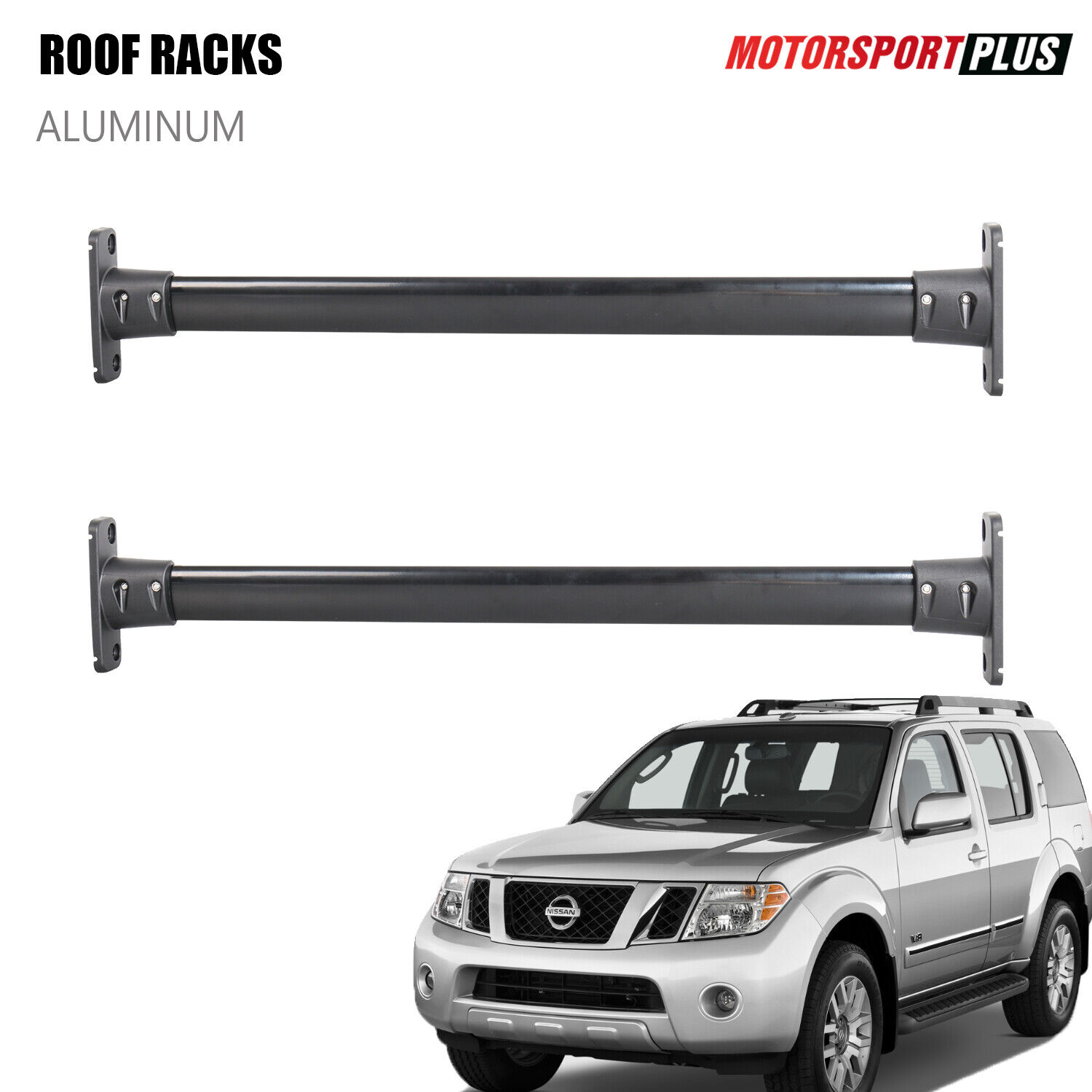 Pair Top Roof Rack Cross Bar Crossbars Aluminum Fit 2005-2012 Nissan Pathfinder