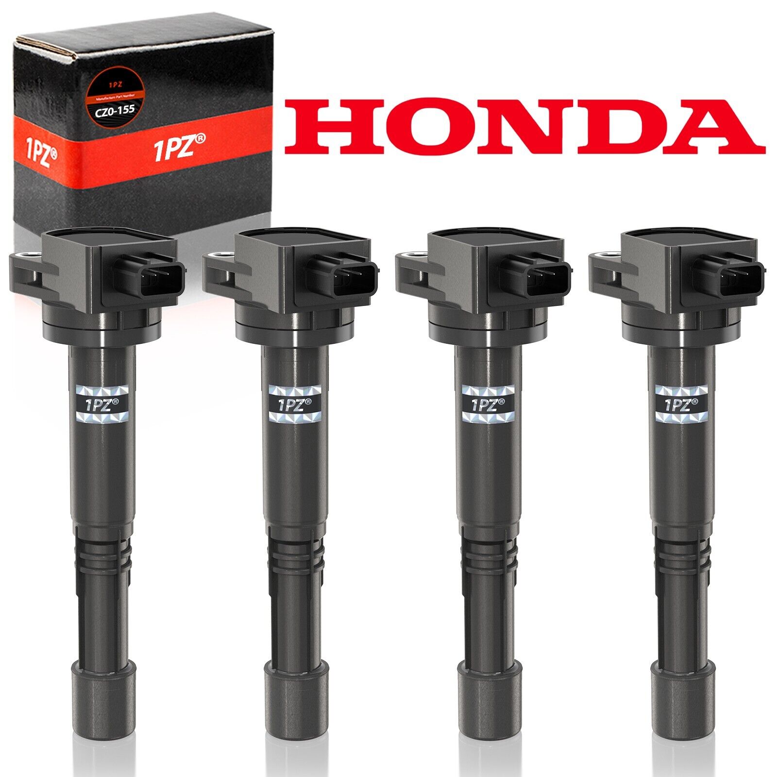 4x Genuine Ignition Coil UF602 For Honda Accord CR-V Civic 2.4L L4 30520-R40-007