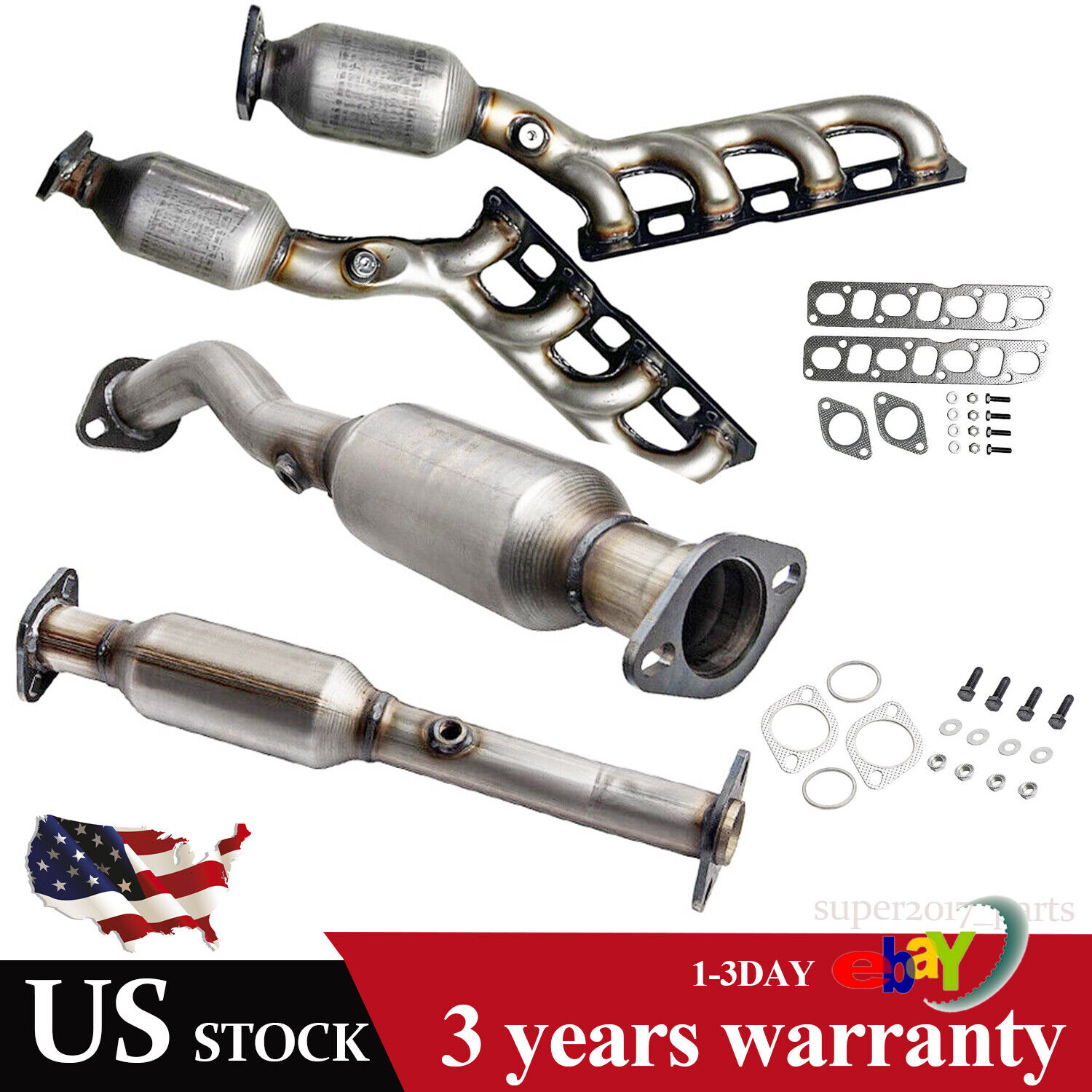 For 2011 2012 2013 INFINITI QX56 ALL FOUR Catalytic Converters 5.6L MODELS