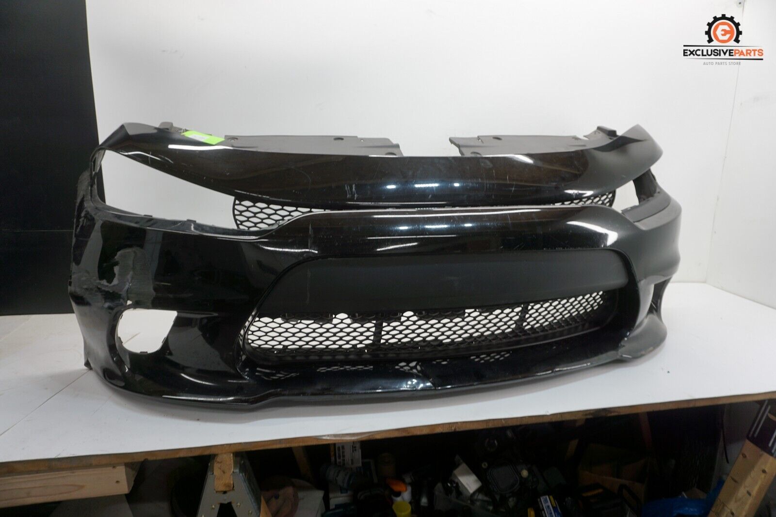 15-23 Dodge Charger R/T OEM Front Bumper Cover Panel & Grille & Absorber 5001