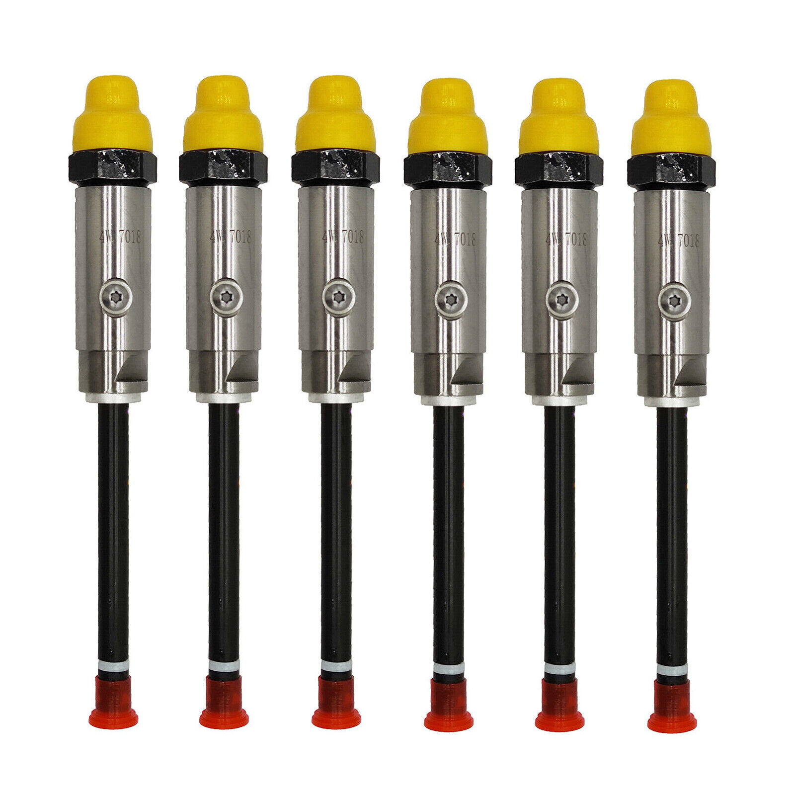 6pcs Fuel Injector Nozzle 4W7018 OR3422 For Caterpillar 3406 3408 Engine 988 990