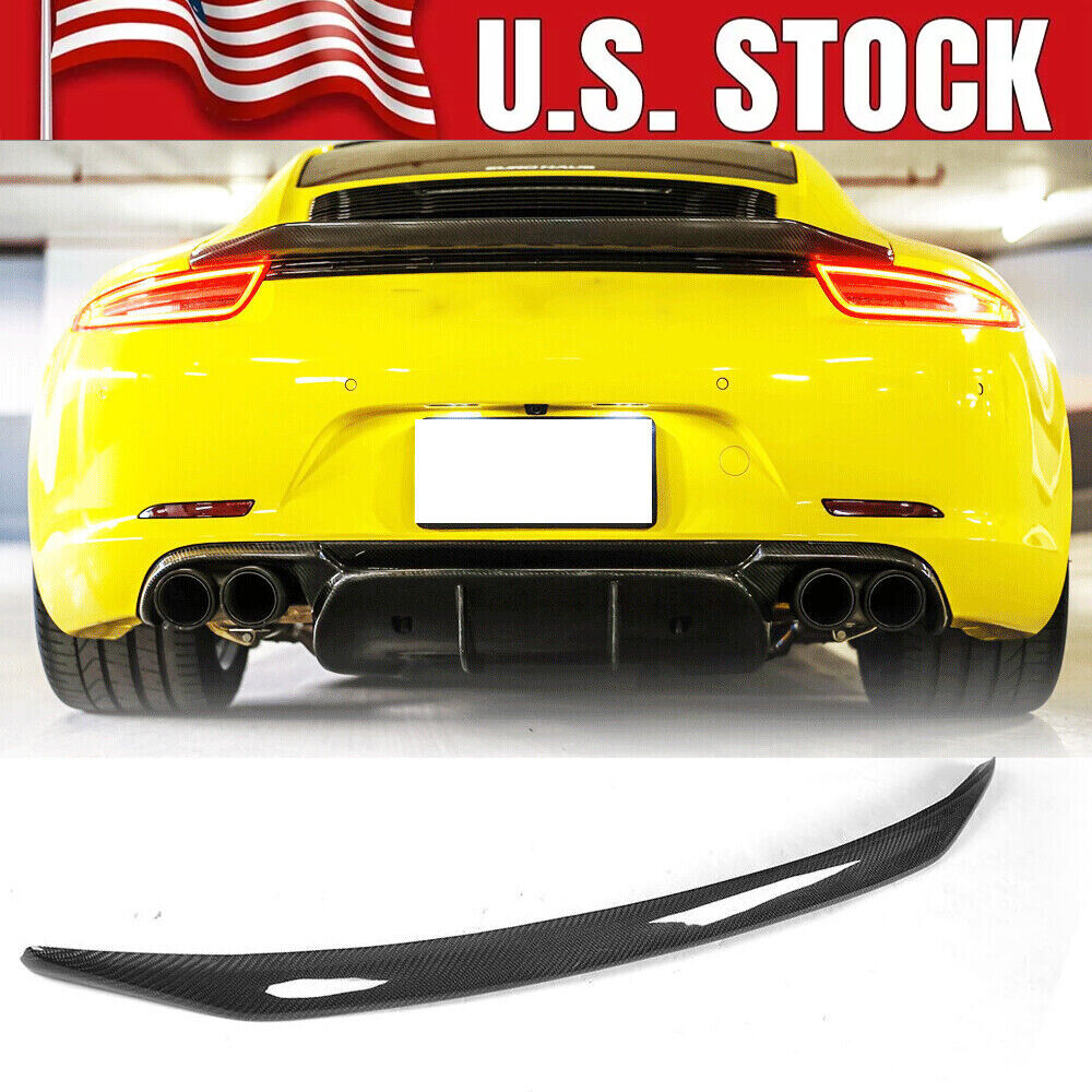 For Porsche 911 991 991.1 991.2 2012-19 Real Carbon Rear Trunk Boot Spoiler Wing