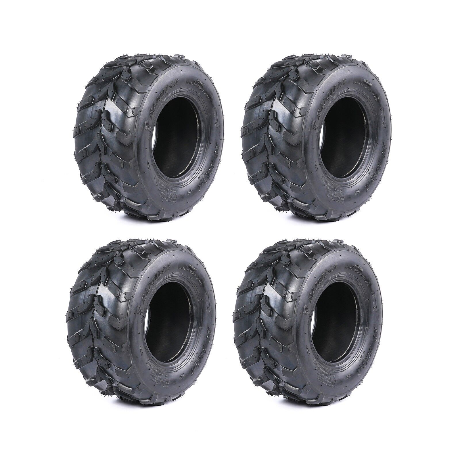 4 FOUR 16x8.00-7 ATV Knobby Tires Tire Tyre 16x8-7 16/8-7 16x8x7