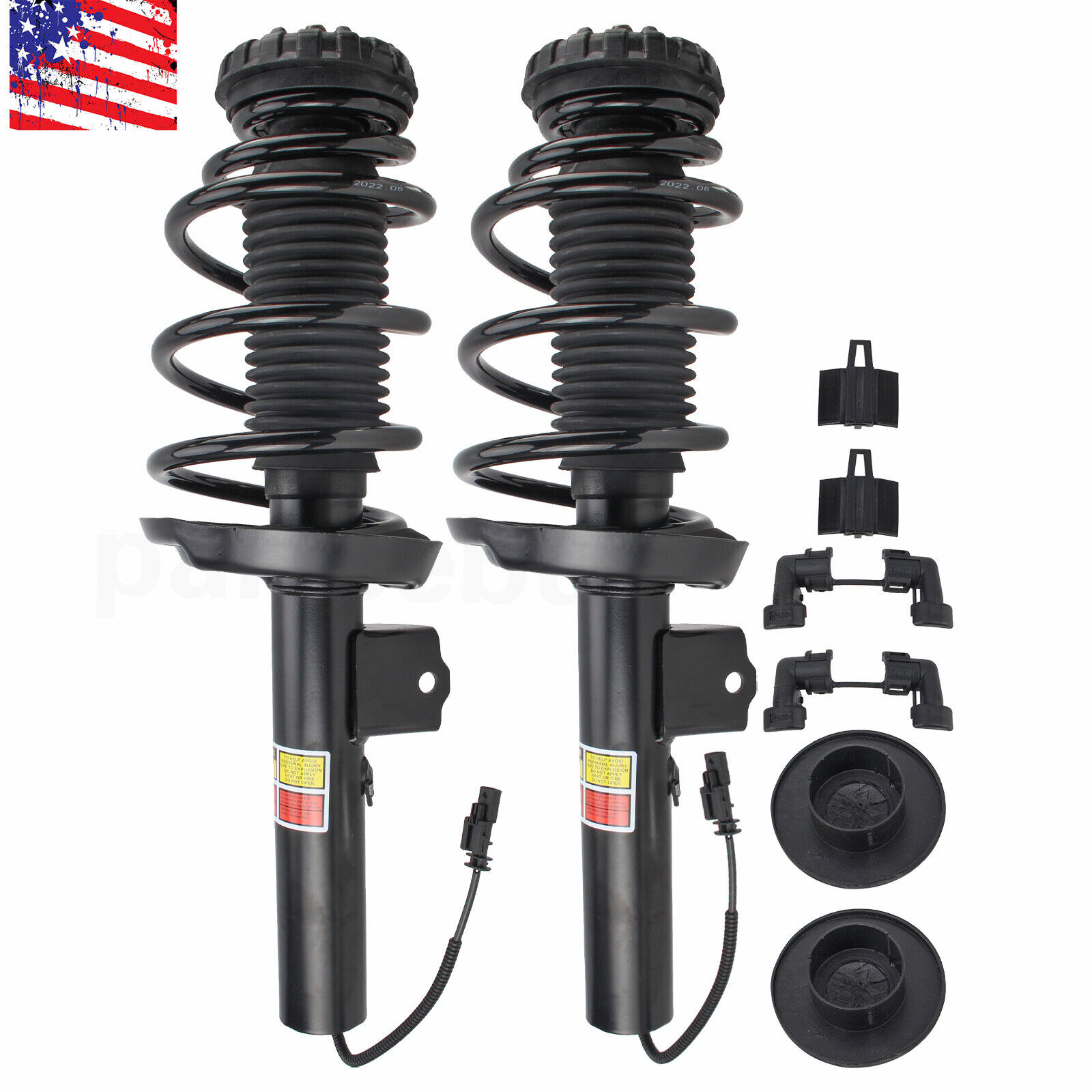 84677093 2X Front Shock Strut Assys w/ Electric for Cadillac XTS 3.6L MagneRide 