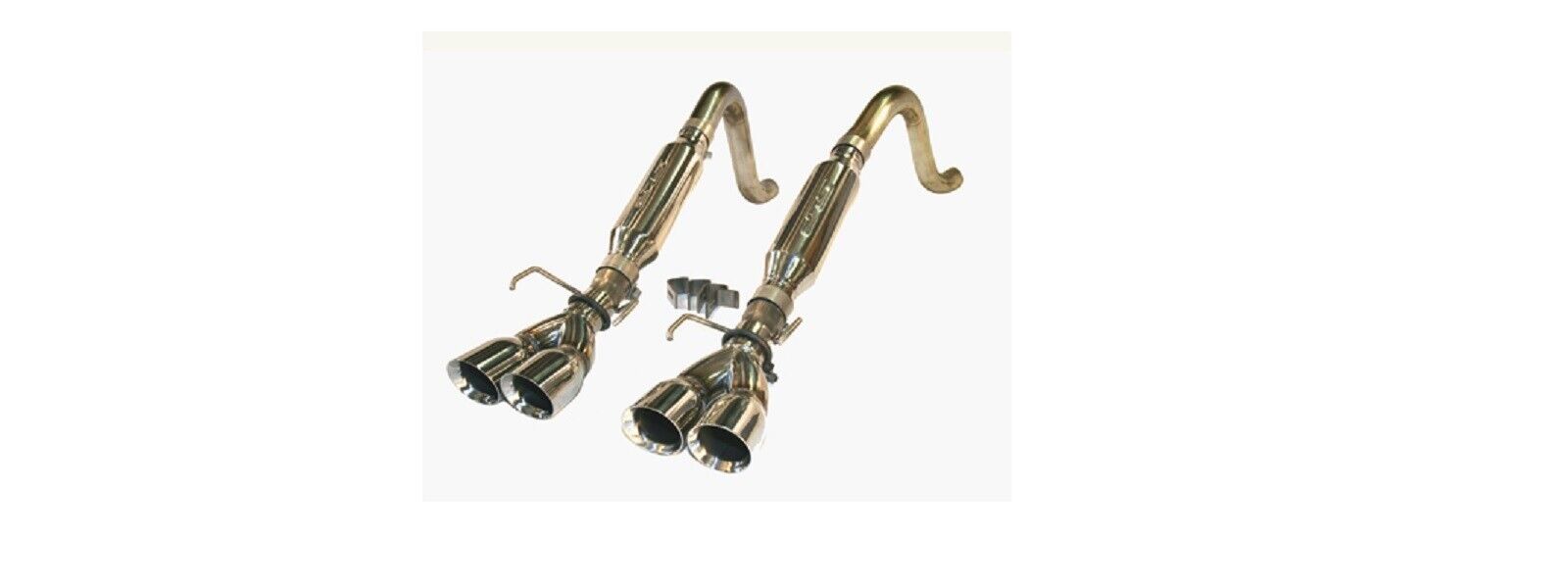 SLP 31078 LoudMouth II Stainless Axle-Back Exhaust System for 05-08 Corvette