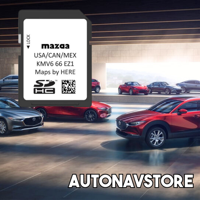 Mazda GPS Navigation SD Card KMV6-66-EZ1 2024 Mazda 3 ,CX-5, CX30, CX-9, CX-90