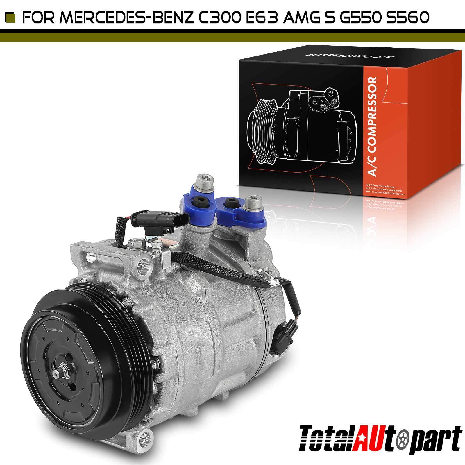 New A/C Compressor for Mercedes-Benz C300 C43 AMG GLC63 AMG S560 S63 AMG 7SES17C