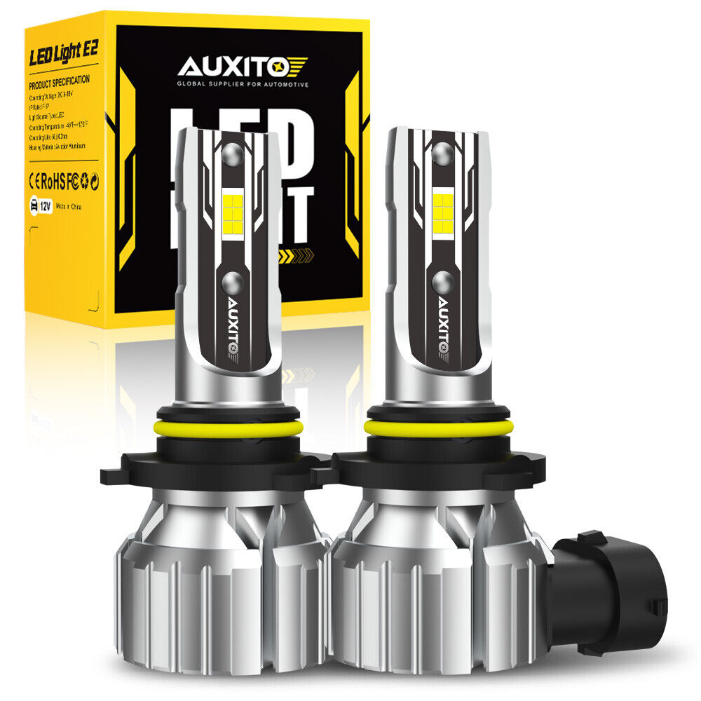AUXITO 9005 HB3 LED Headlight Super Bright Bulbs Kit HIGH/LOW Beam 6500K White